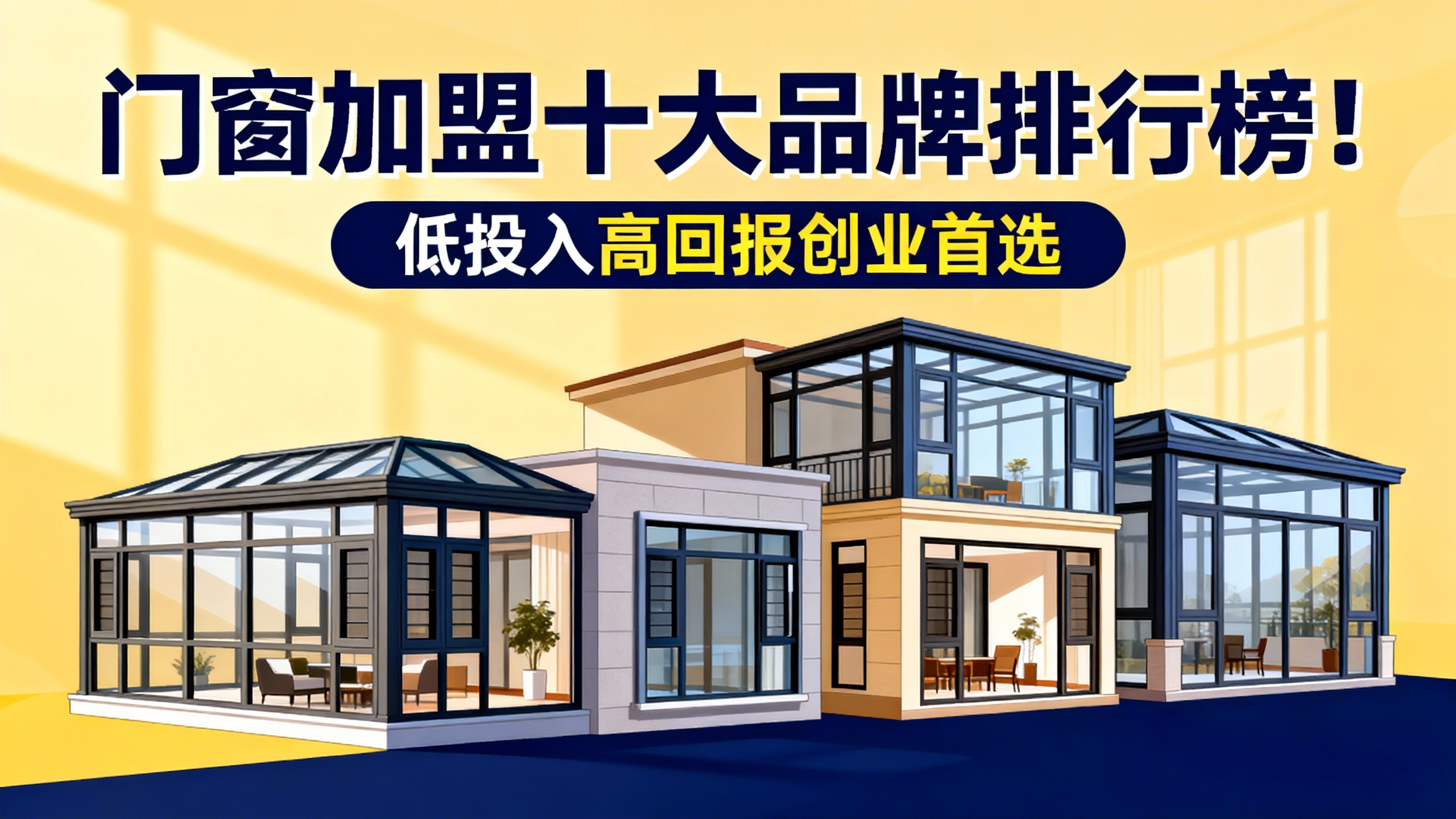 門窗加盟十大品牌排行榜！低投入高回報(bào)創(chuàng)業(yè)首選